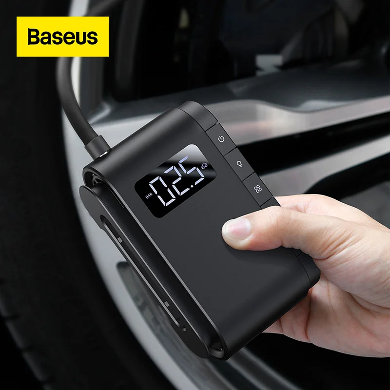 Baseus Electric Omaha Mall Car Air Compressor Pump Wireless Limited time trial price Digita Portable