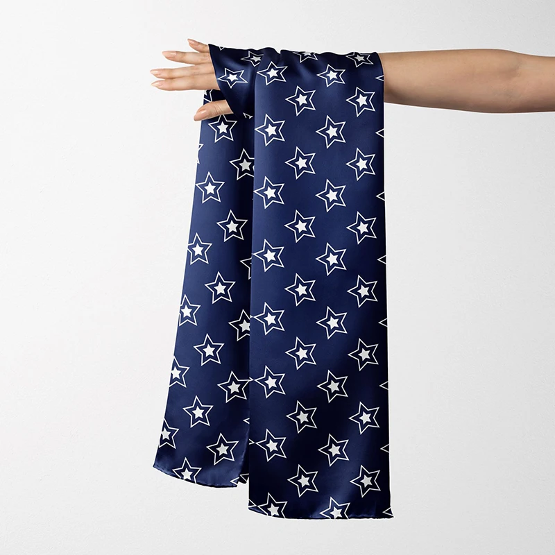 15X135cm holiday party sports patriotic polyester scarves