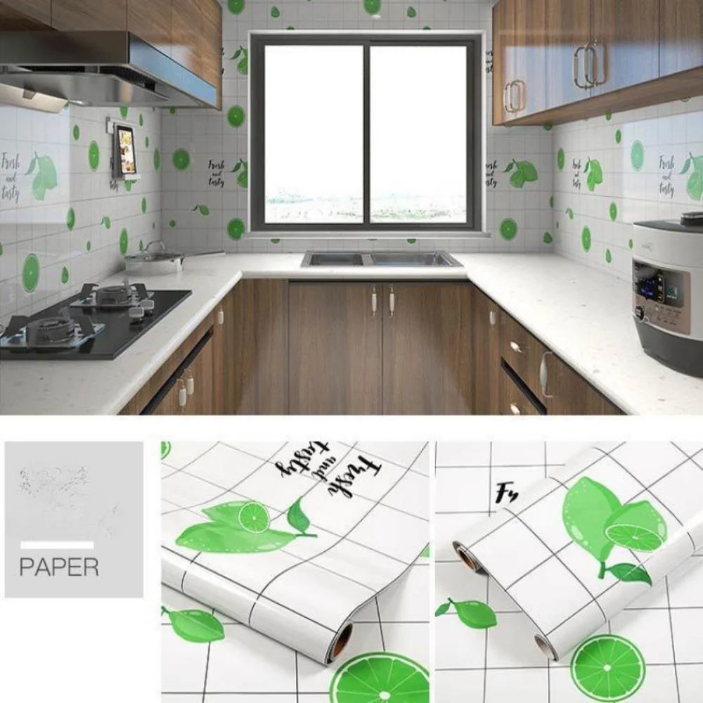 Self-Adhesive Kitchen Drawer Paper Thickened Oil-Proof Stickers