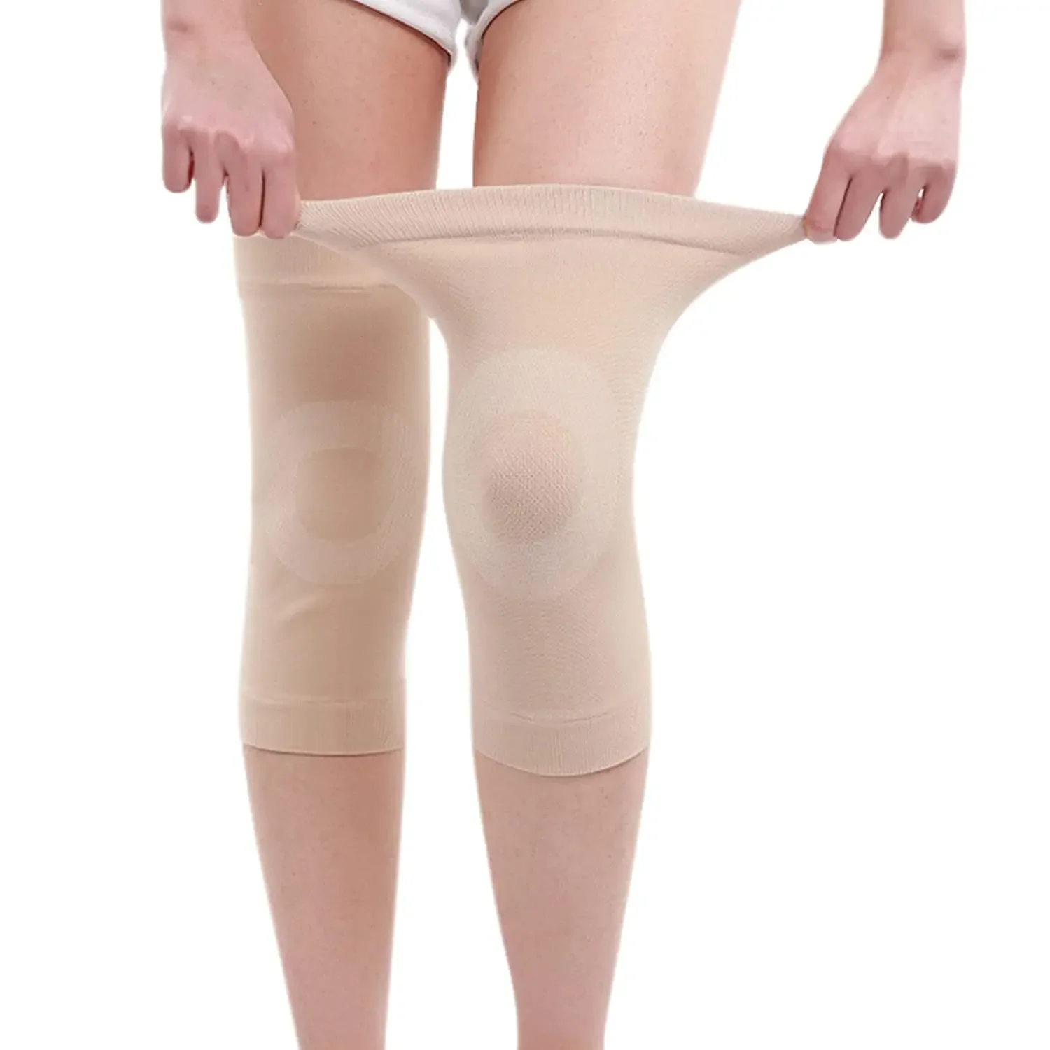 Compression Knee Brace 1Pair Compression Knee Sleeve for Men Women Cotton Knee Brace Leg Support for Running Pain Management Arthritis Pain Relief