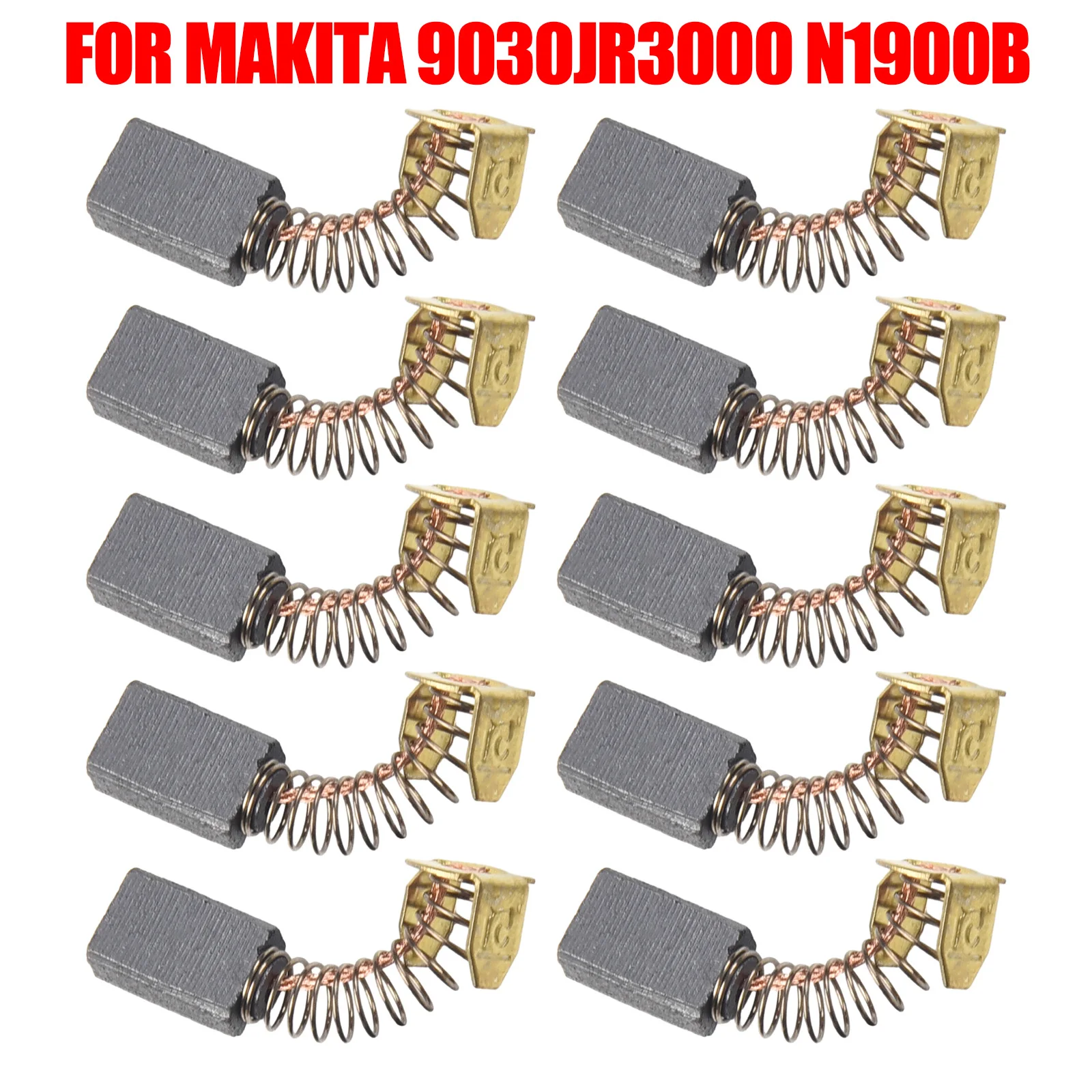 10Pcs Carbon Brush CB9 CB10 CB50 CB51 CB60 Carbon Brush Replace MAK-CB50 MAK-CB51 For Various Electric Tools Motor Tool