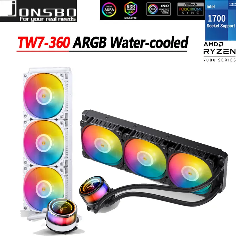 JonsboTW7360ARGBIntegralWatercooledCPUCooler240coolingARGB