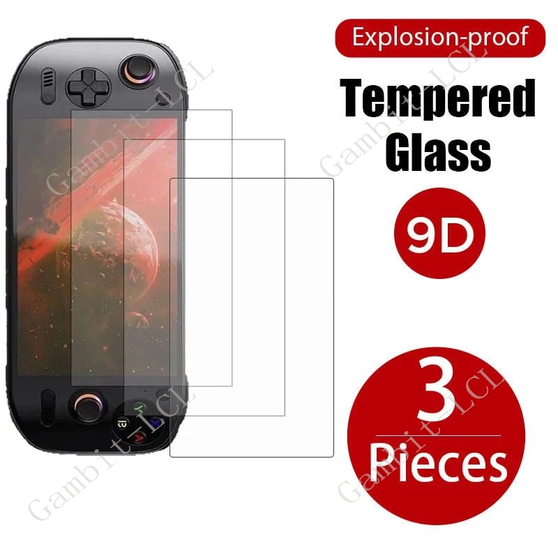 3PCS 9H HD Tempered Glass For AYN Odin 2 Portal 7Inch GameHero ON Odin2Portal 2Portal Player Games Screen Protector Cover Film