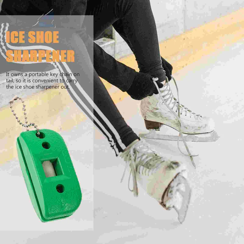 Ice Skate Sharpener, Portable Emery Ice Skate Blade Sharpener For Hockey Player Skater, Sharpener Keep Blades In Top Condition