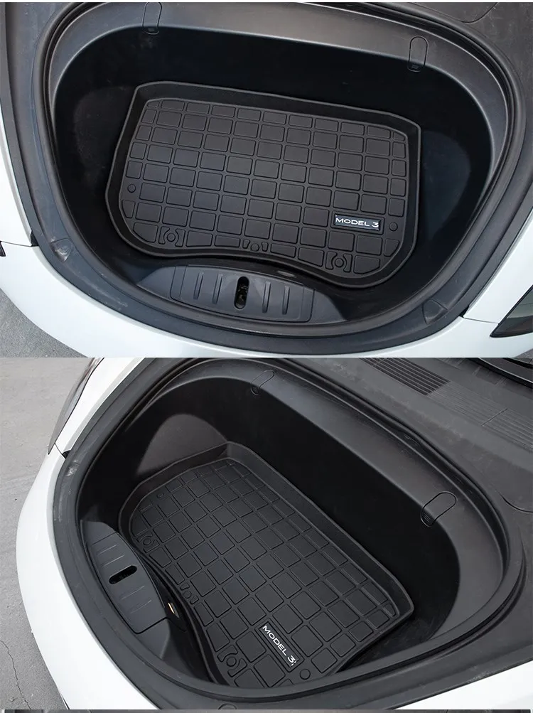 Tapis De Cofe Avant Et Arrière En TPE, Imperméable Et Résistant Aux Intempéries, Pour Tesla, Nouveau Modèle Y Launch 2025 Juniper 2025