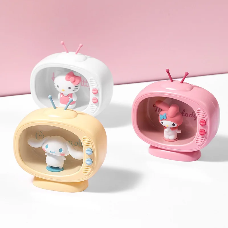 

Sanrio креативное освещение для детского сна, Настольная ТВ-модель, декоративная атмосфера, ночник, Hello Kitty, коричная мелодия
