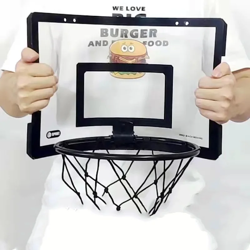 Portable Funny Mini Basketball Hoop Toys Kit Indoor Home Basketball Fans Sports Game Toy Set Kids Children Adults basketball hoop