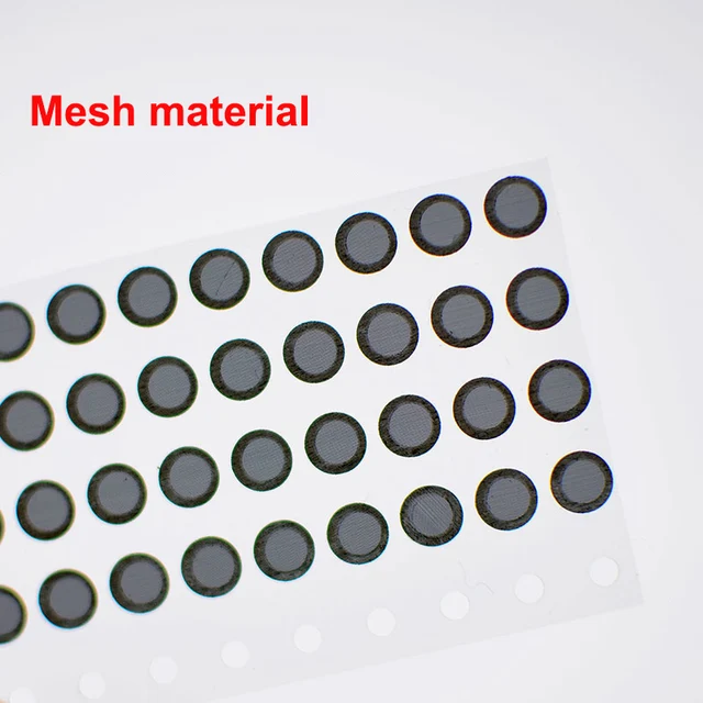20pcs Earphones Dustproof Mesh Filter In Ear Earphones Tuning Damper Mesh with adhesive 3mm5mm