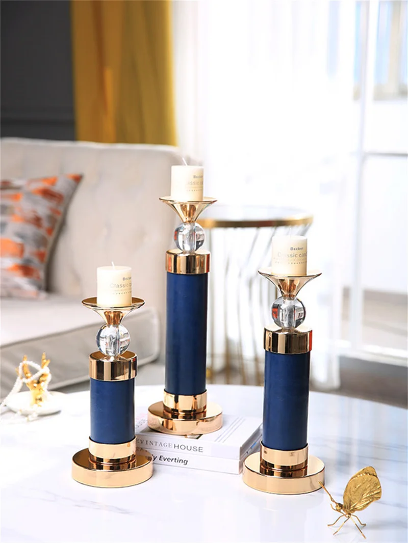 Gold Candle Holders Wedding Candle Holders Home Color Gold Fashion