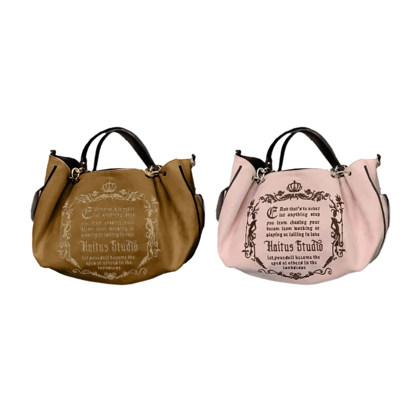

Уникальные готические сумки на ремне, парусиновая сумка-тоут с цепочкой, подходящая для любителей моды E74B