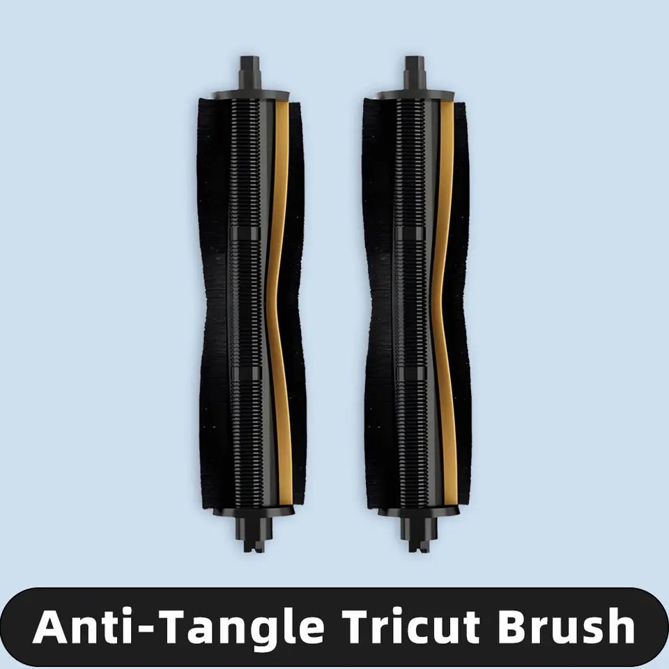 TriCut Spazzola Principale Anti-Tangle Per Dreame X40 Ultra, L10s Ultra, L40 Ultra – Ricambio Con Taglio Capelli