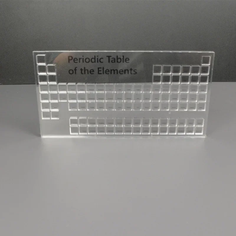 Element Cube Collector Box Acrylic Box Case 10mm Grid Element Cube Collection Clear Periodic Table Storage Boxes