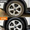 Car Tire Repair Kit & Panel Renewal Wax Coating Agent Car Plastic Back To Black Shine Gloss Long-Lasting Tire Polish Wax 5