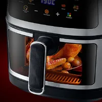 10L Stainless Steel Large-Capacity Air Fryer For Household 6