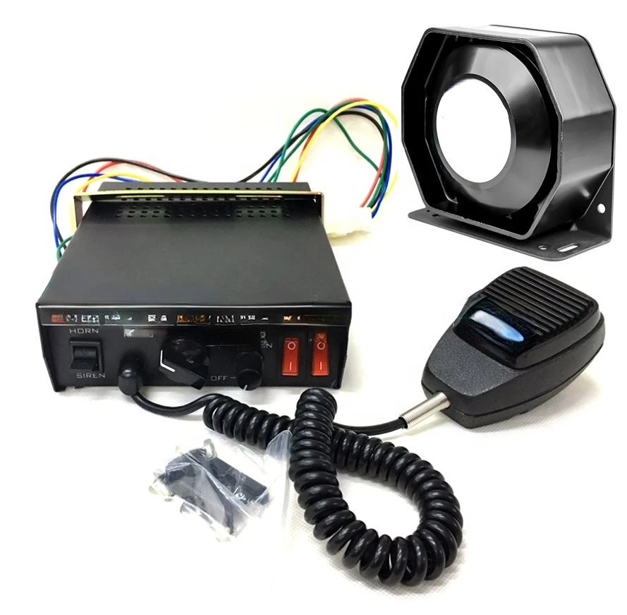 siren system with 200W speaker car sirena ambulancia emergency vehicle electronic ambulance firefighter siren amplifier