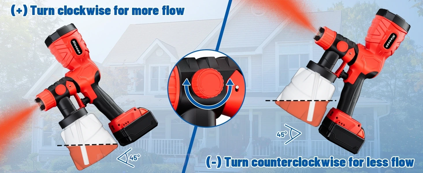 Cordless Paint Sprayer for Milwaukee M18 18V Battery 1200ML 42000rpm High-Qualit