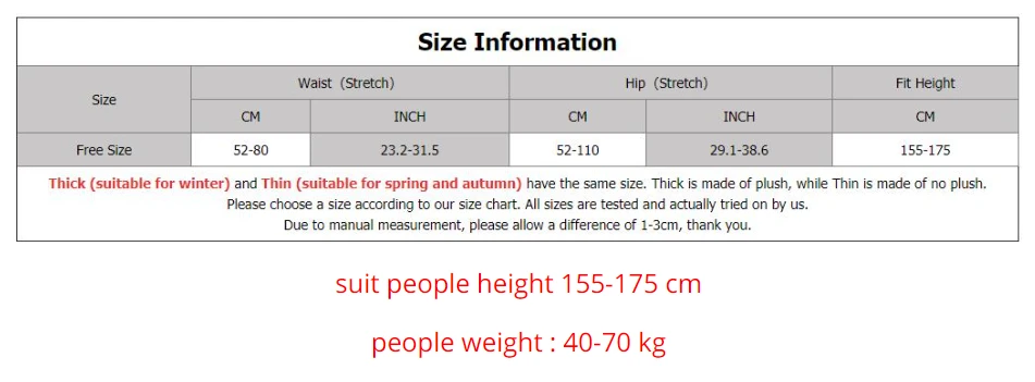 Description Picture 3 of itemWinter Pantyhose Women Warm Fleece Tights Tights High Waist Thick Fleece Pantyhose Stretchy Thermal Translucent Stockings Woman