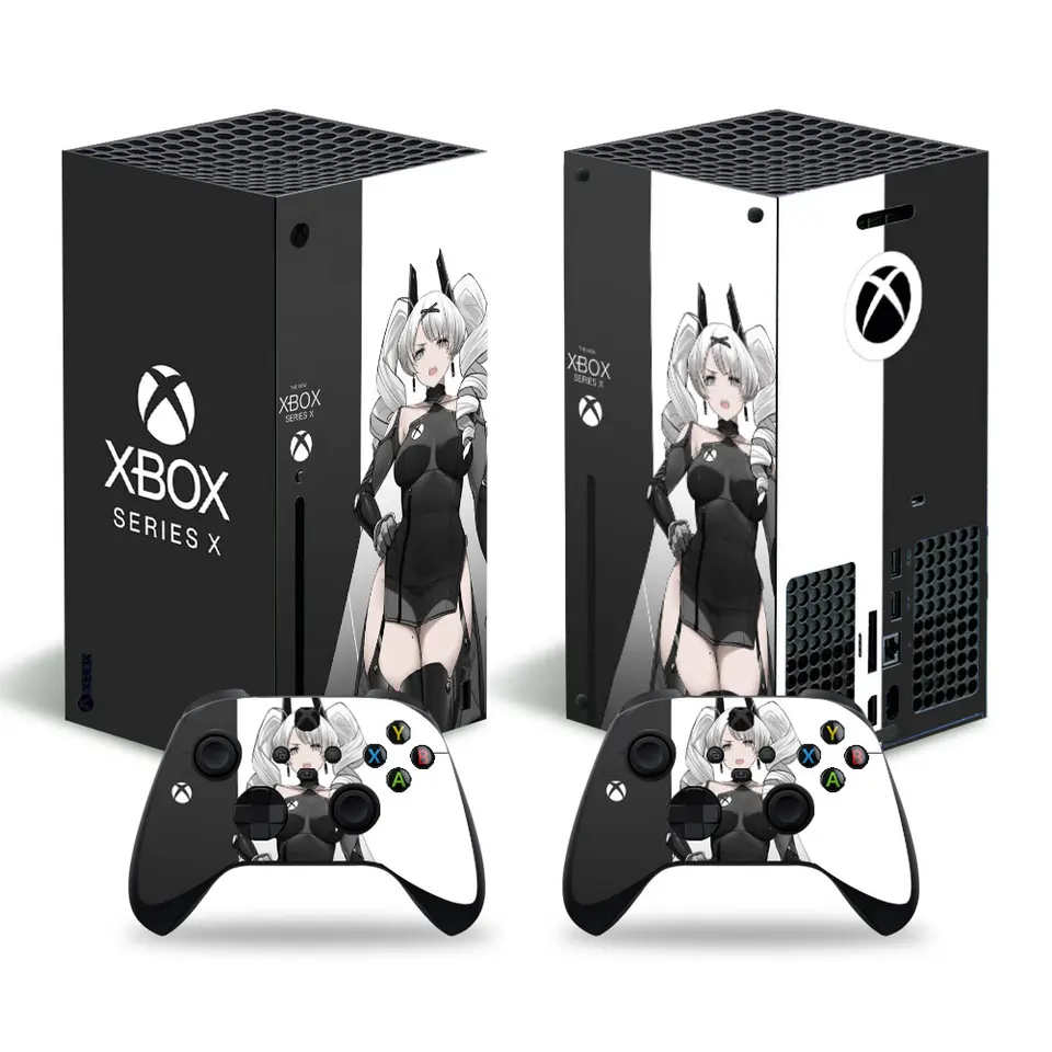 XBOX logo Anime Sticker Decal Cover for Xbox Series X