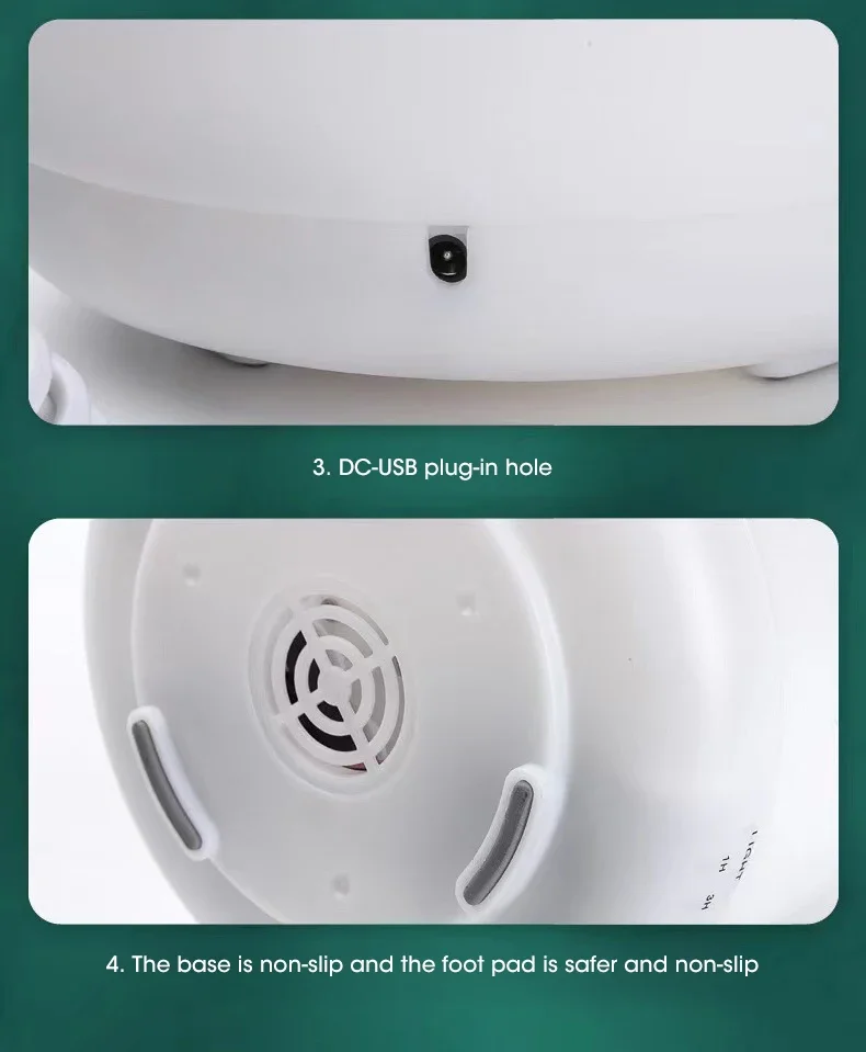 500ML Essential Oil Diffuser - Mini Aroma Humidifier with Colorful Night Lights