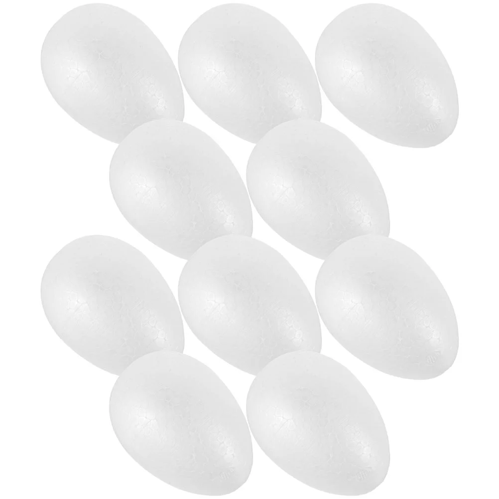 

Craft Foam Easter Eggs DIY Painting White Eggs Simulation Egg Ornaments Easter Wedding Parties Festive Decorations