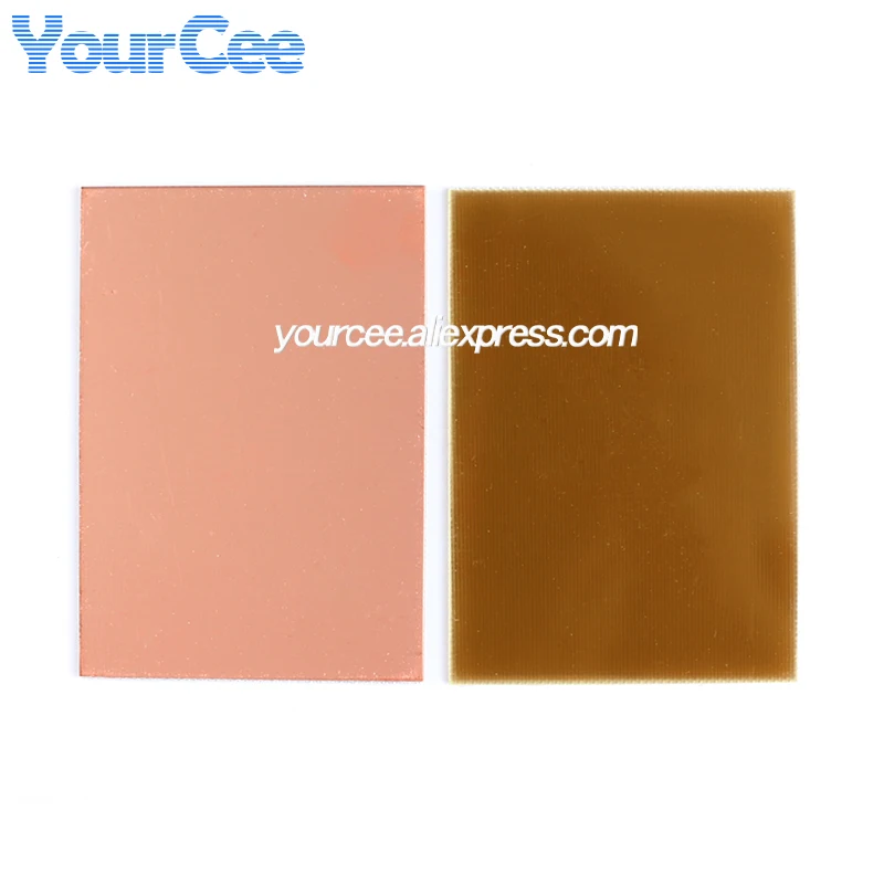 2pcs/1pc 7*10CM 단면 회로 기판 7X10CM 70*100MM 구리 도금판 라미네이트 범용 PCB 회로 기판 유리 섬유