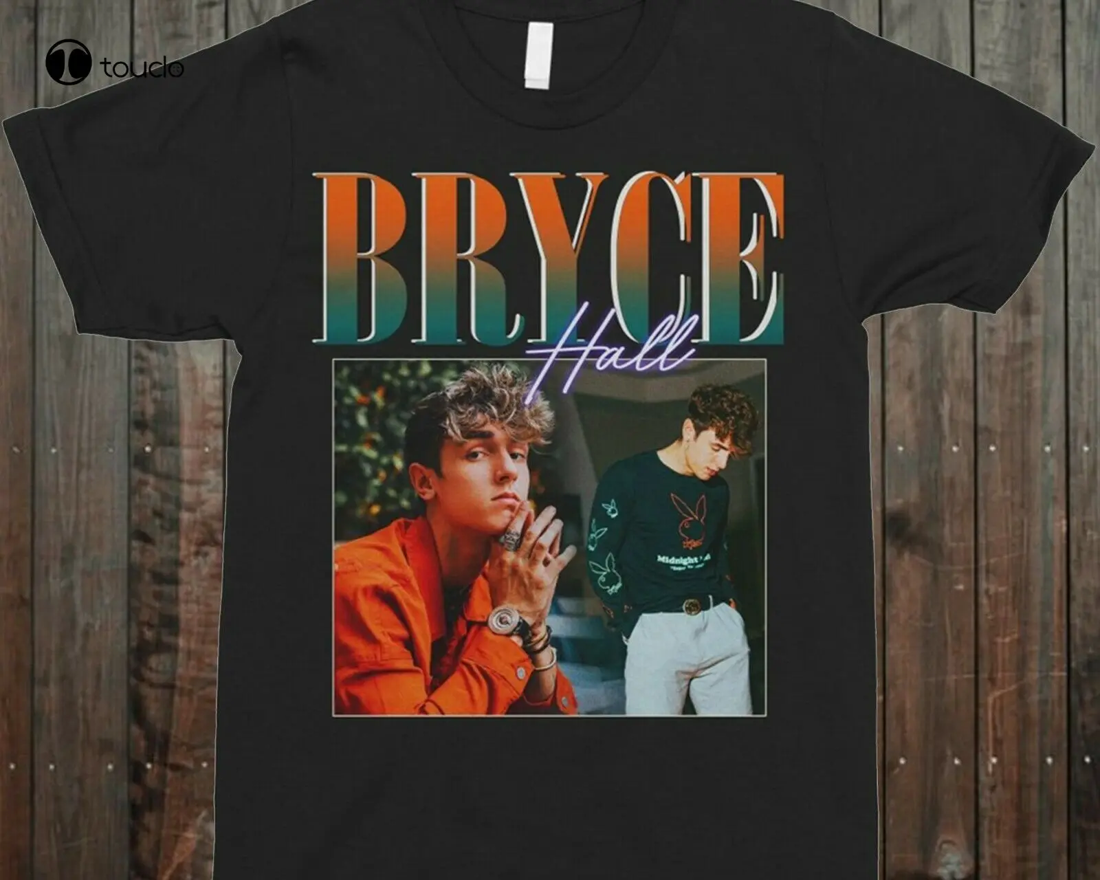

Винтажная футболка с круглым вырезом Bryce Hall 90-х