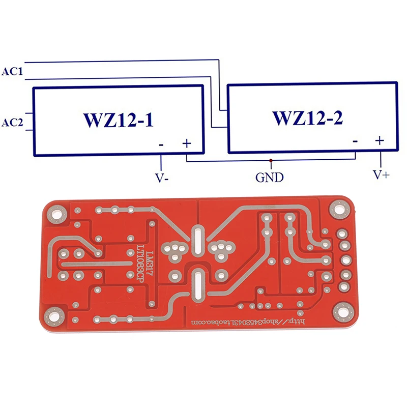 DIY 저소음 전원 공급 장치, PCB LT1083, LT1084, LT1085, LM317, LM338 조정 가능한 전압 조정기