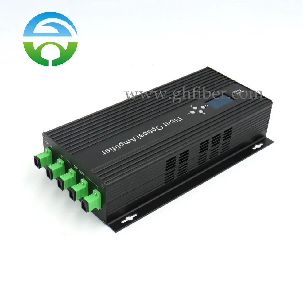 1550nm Mini Optical Amplifier 4 Port EDFA SC/APC Fiber Port