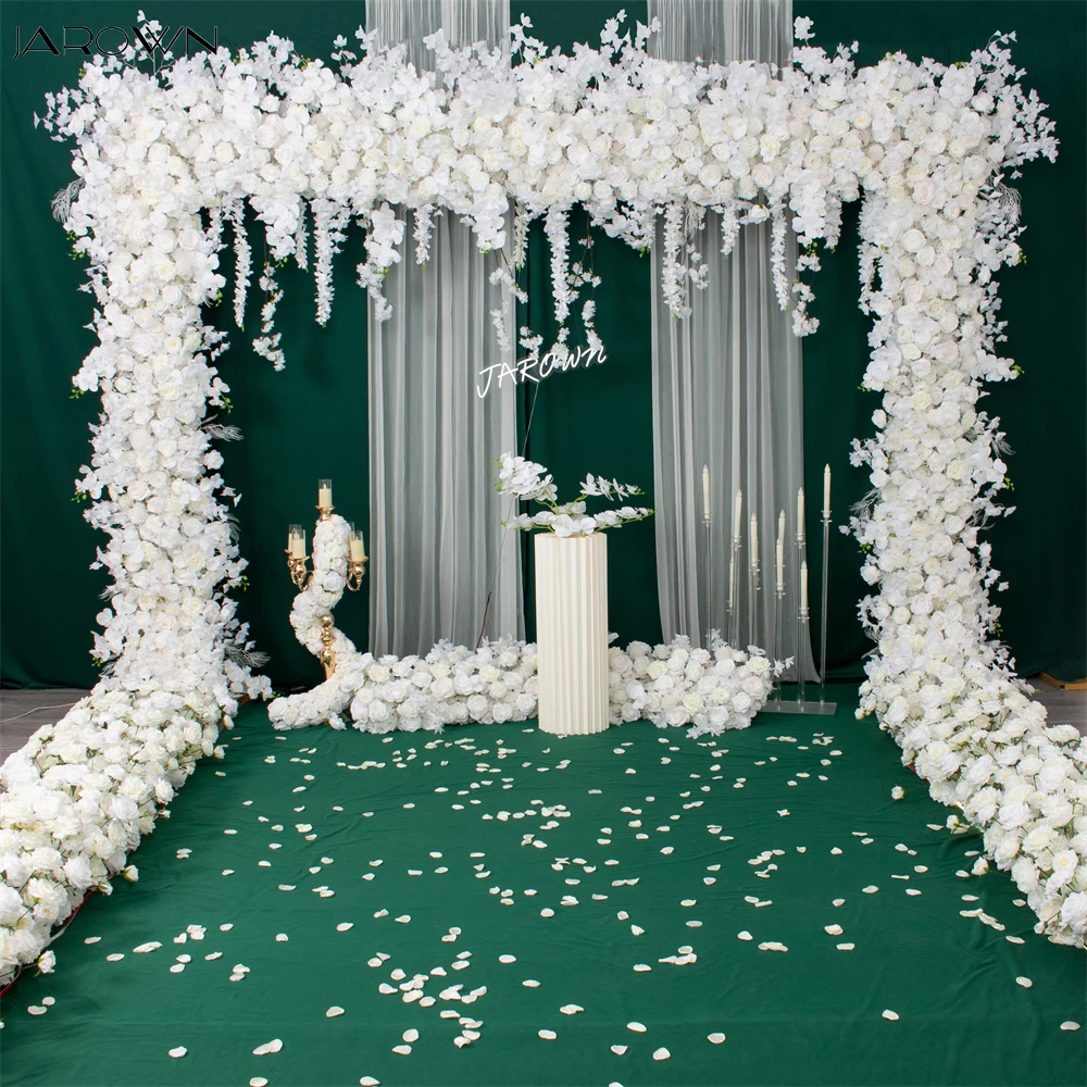 

Wedding Decoratitons Customized White Cherry Blossom Phalaenopsis Artificial Flower Arrangement Set for Event Party Decors