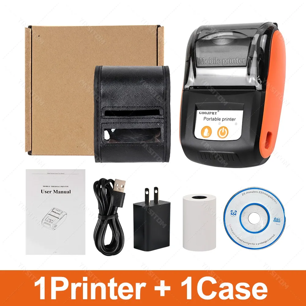 طابعة بلوتوث GOOJPRT مللي متر طابعة حرارية صغيرة م...