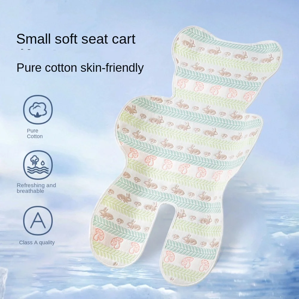 Sweet Soft Baby Stroller Cooling Pad Cute Breathable Baby Stroller Cushion Car Seat Pram Cushion Pushchair Car Mat Summer