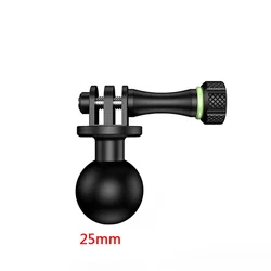 Universal 1-Inch Ball Head Motorcycle/Bicycle Handlebar Mount Adapter - Camera gimbal base B