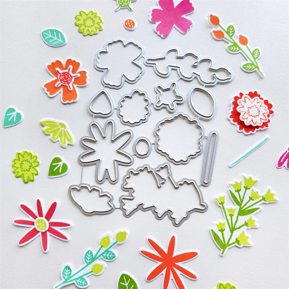 해피 헤이 센티멘츠 클리어 스탬프 및 금속 커팅 다이 세트 DIY 커팅 공예 제작용 인사말 카드 스크랩북 장식