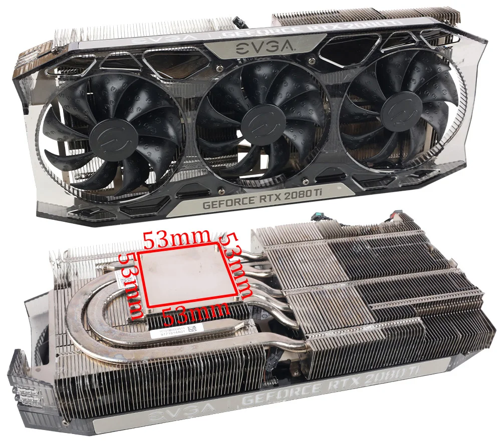 2080 Ti FTW3, Radiador de placa gráfica, PLD09220S12H, 87mm