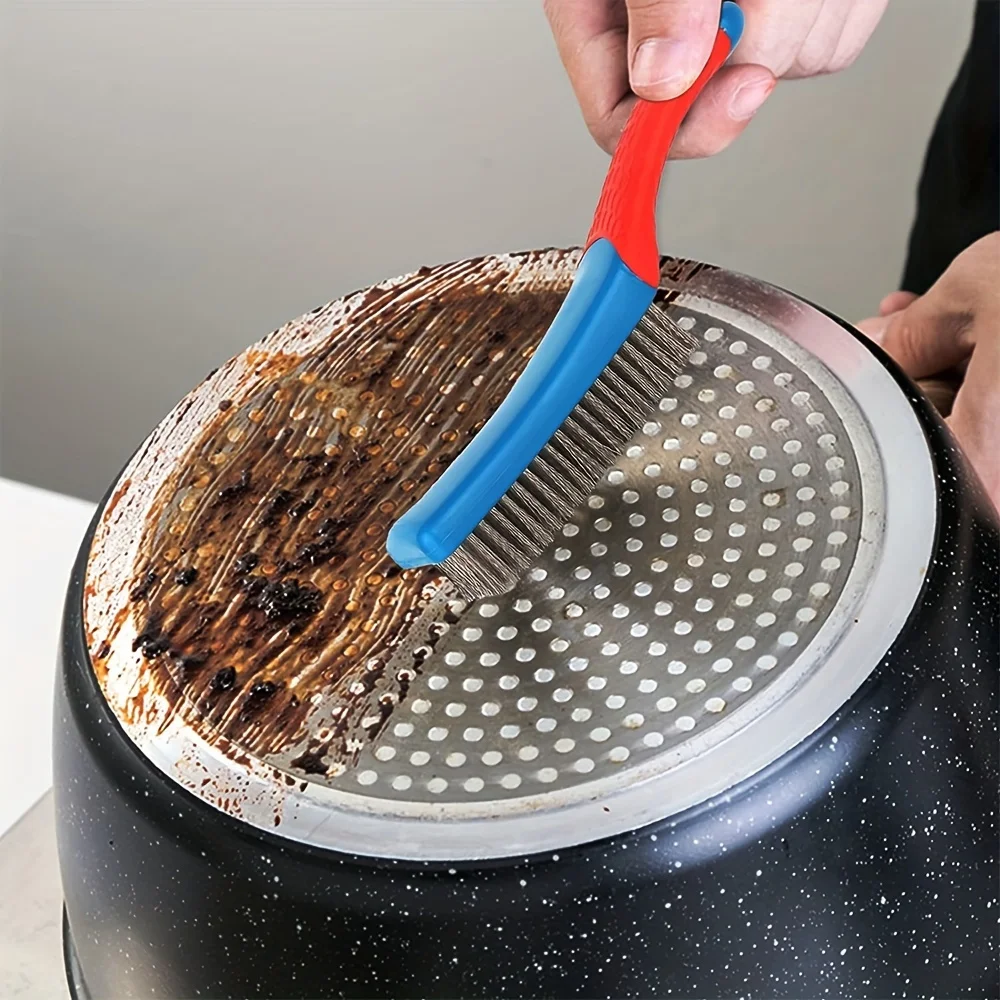 Wire Brush Duty Stainless Bristles with Plastic Handle Grip for Rust Wielding Slag Dirt & Paint Scrubbing with Deep Cleaning cleaning brush wire brush stainless steel wire brush wire cleaning brush