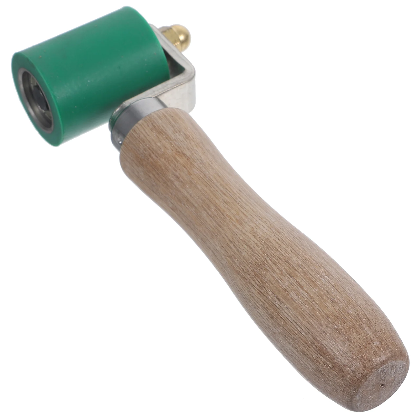 

Silicone Hand Pressure Roller Wooden Seam Roofing for Quilting Wallpaper Welding Installation Tool