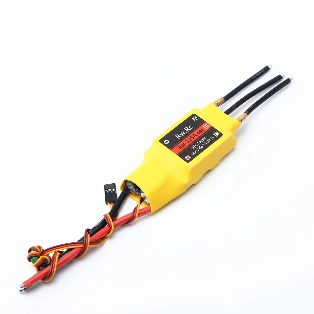 Contrôleur ESC Brushless 30A-200A Refroidi par Eau pour Bateau RC