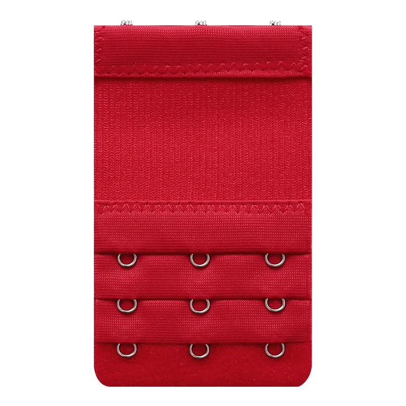 1pc Women Bra Extender With Elastic Strap 3 Row 3 Hooks Adjustable Bra Extension Belt Buckle