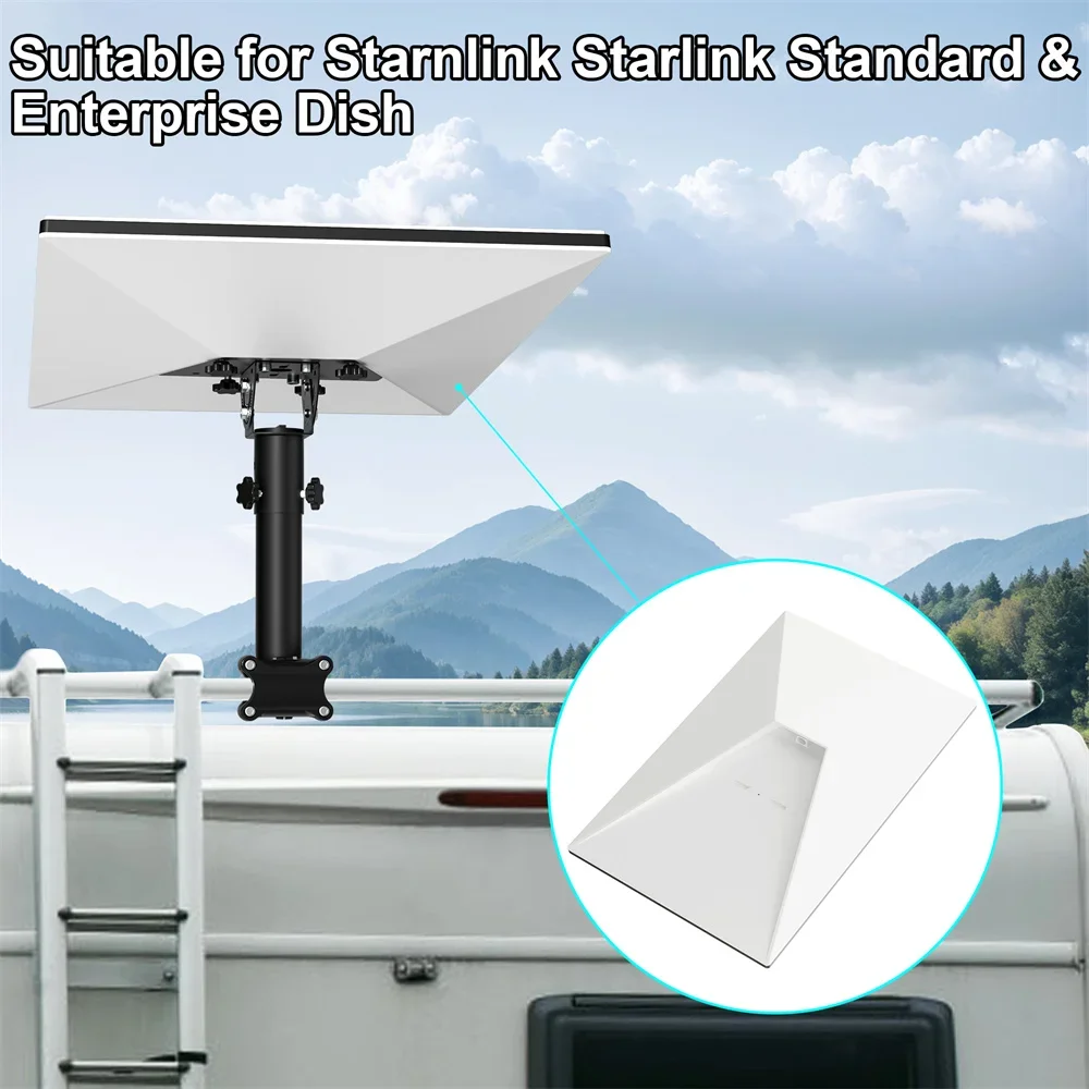 Starlink Mounting Kit For Starlink Gen3 Mini Metal Bracket Set With Anti-slip Pad Suitable For RV Roof for Starlink Gen3 Portable satellite dish kits