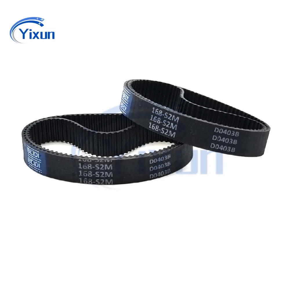 S2M 타이밍 벨트 길이 396 400 404 406 410 412 416 418 420 422 424 426mm 폭 4, 6, 9, 10, 15mm 피치 2mm 고무 드라이브 톱니 벨트