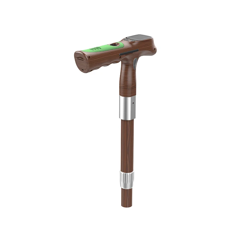 

Smart Foldable Walking Cane For Old People Crutch with SOS one button fall detection auto alarm walking cane