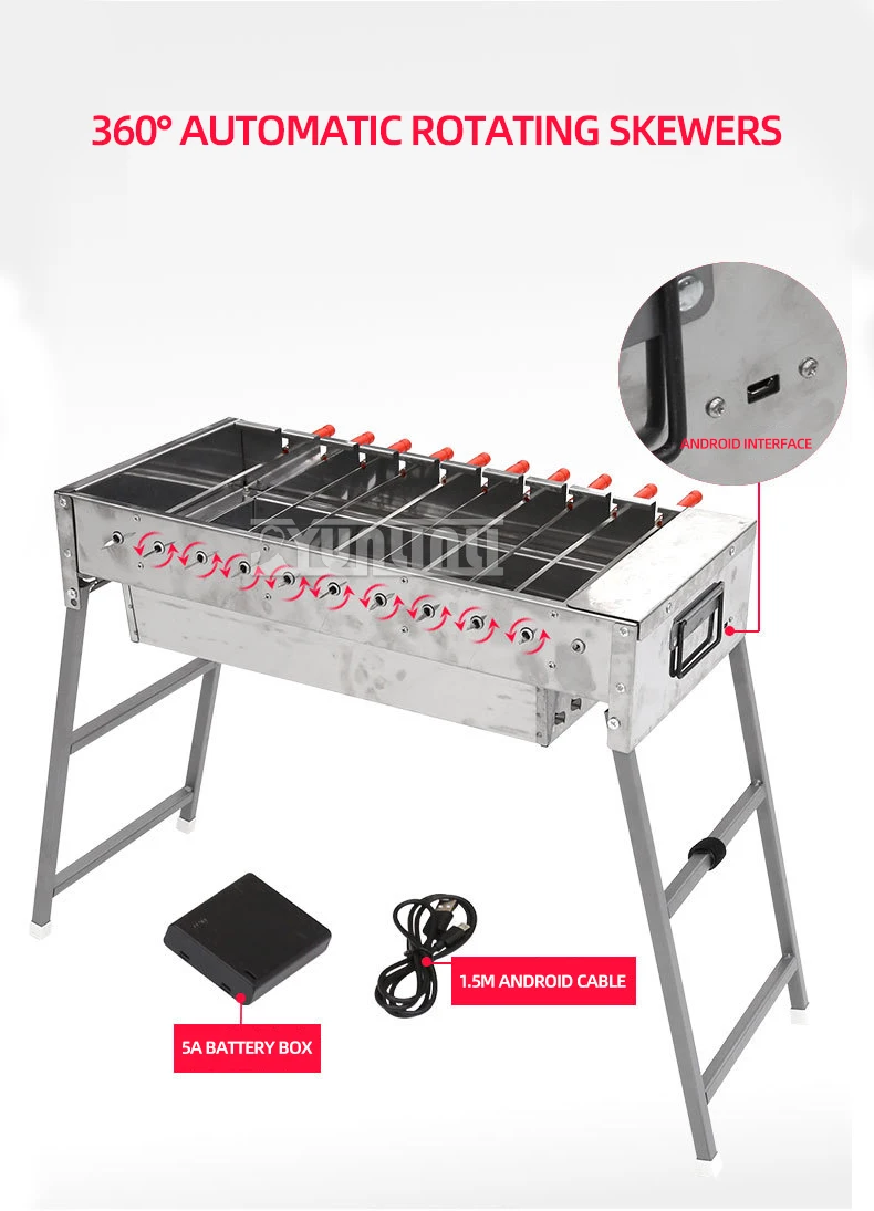 Fogão De Churrasco Rotativo Automático Doméstico, Fogão