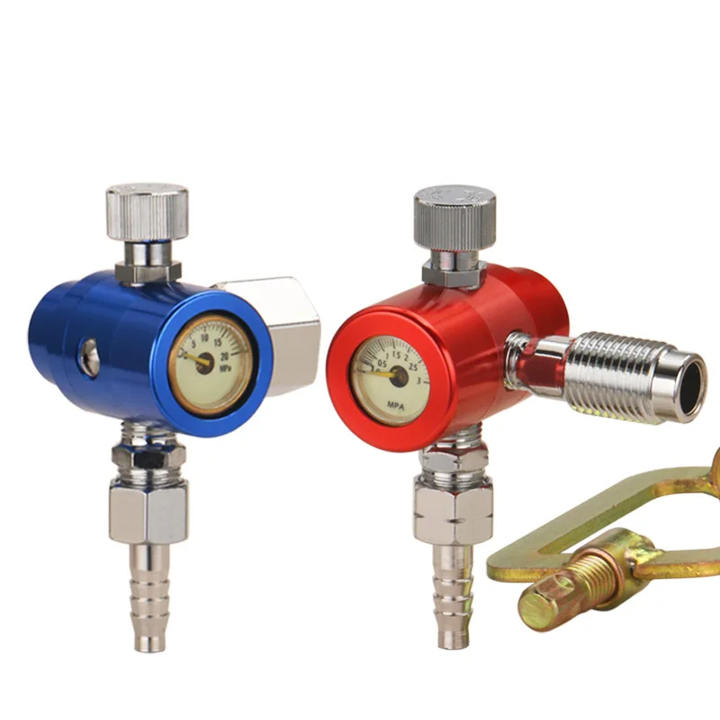 Three Prevention and Energy Saving Oxygen Propane Acetylene Meter Pressure Reducer Pressure Gauge Anti Drop and Explosion-proof