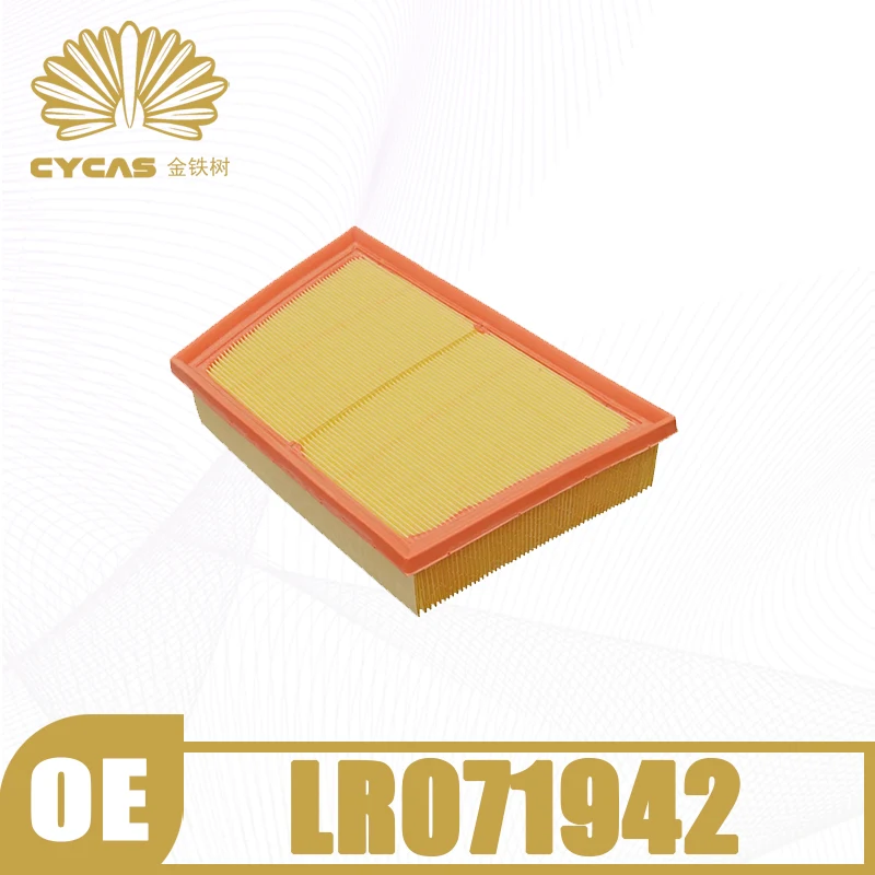 

1pcs Golden Iron Tree CYCAS Brand LR071942 T2H8107 For Land Rover Jaguar Air Filter Range Rover Evoque Discover Sport E-PACE