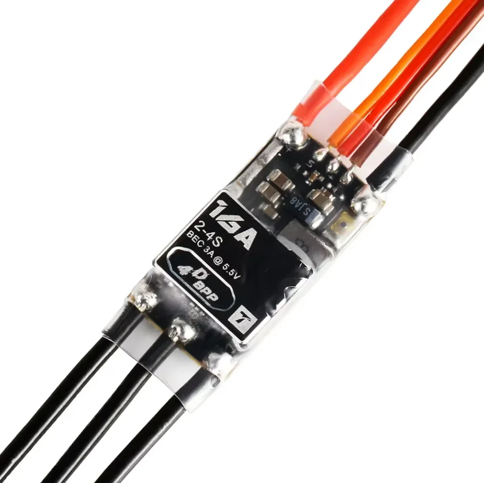 T-MOTOR AM16A 16A 2-4S F3P ESC Stable Electronic Speed Control for FPV Drone Builders and F3P Flight Enthusiasts thumbnail 2