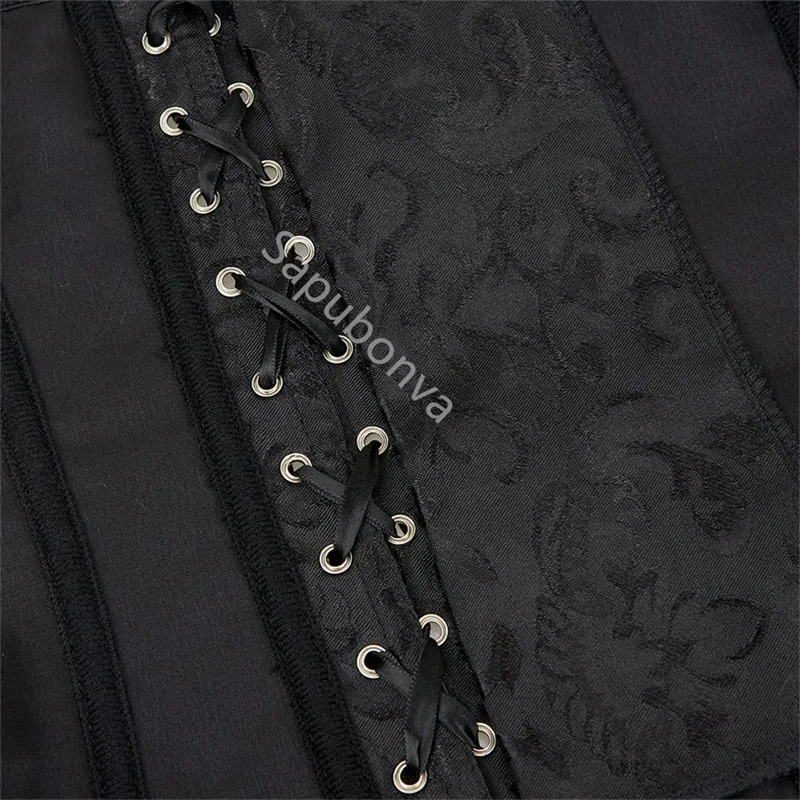 Corset Bustier Top Waist Corset Lace Corset Lace Lingerie Sapubonva Corset Plus Size Women Bustiers Top Sexy Vintage Flower Print Lingerie Corselet Lace Korsett