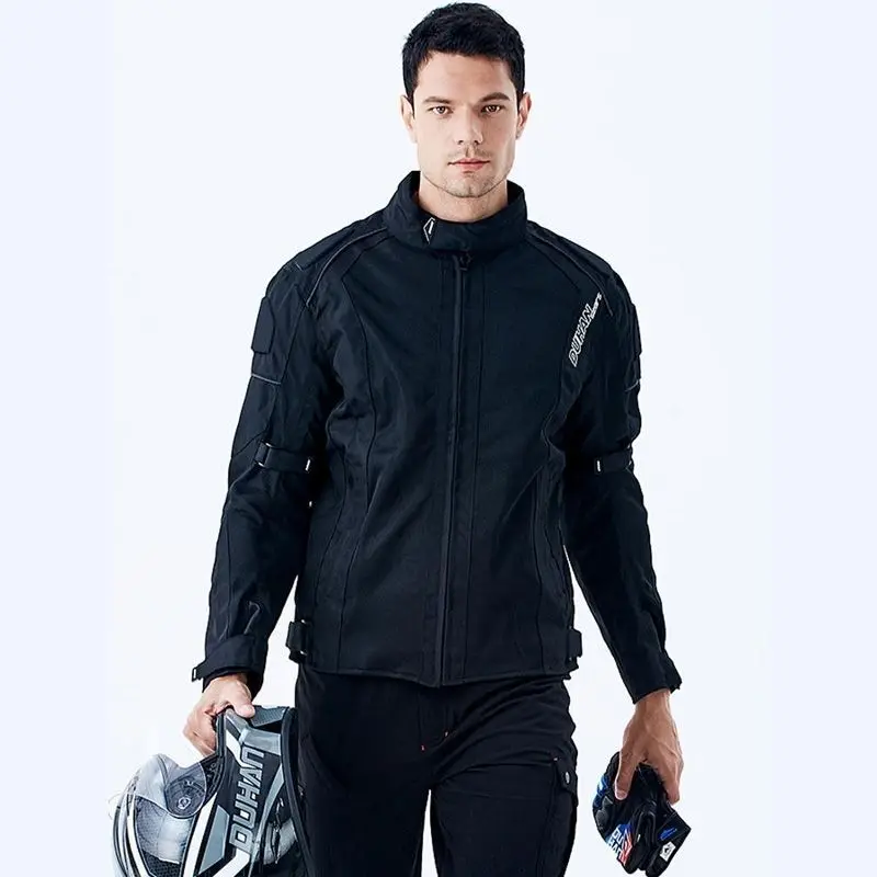 DUHAN Summer Motorcycle Jacket Man Riding Jacket Breathable Mesh Wear Resistant Racing Ropa de Ciclismo Motorcycle Armor