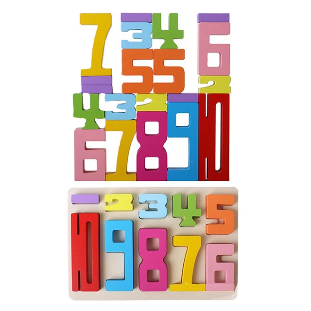 Wooden Stacking Building Blocks For 3+ Years Old Kids 1-10 Number Game Balance Competition Toy, Gift For Boys Girls 2
