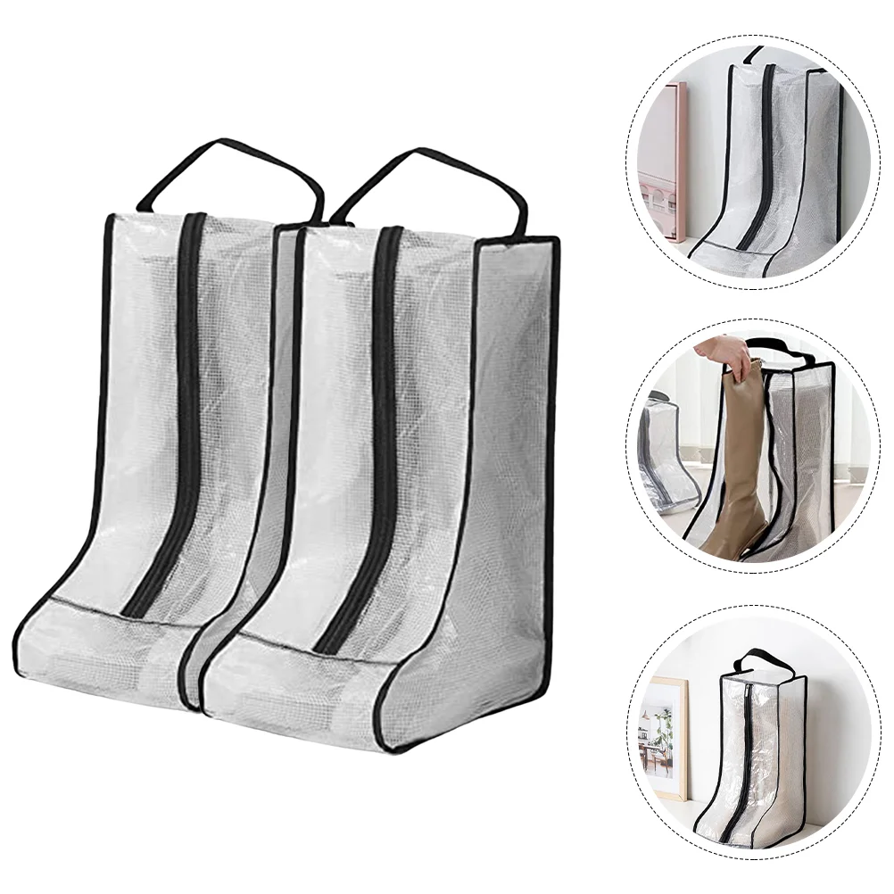 

Tall Boots Storage Bags Portable High Boot Protective Bag Clear Shoe Storage Pouches Store Riding Boots Leather Boots Snow