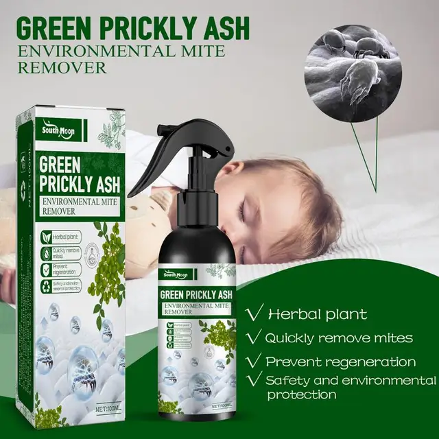 100Ml Dustmite Killing Spray Bed Hugs Remover Mitess Killer Természetes Ágybogárok Eliminátor Az Ágy Párnalap Kanapé Tisztítóhoz